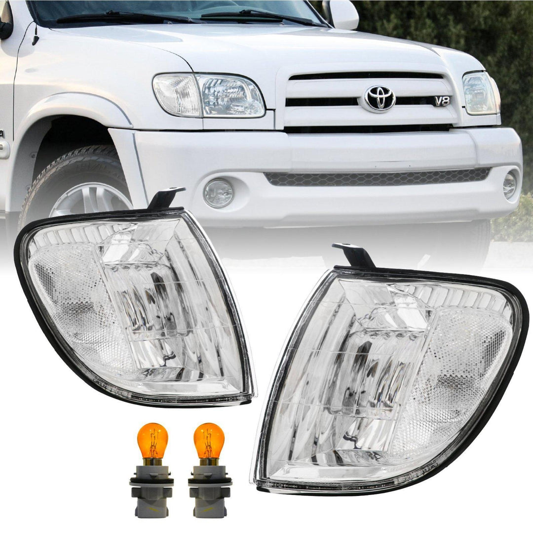 2000 - 2004 Toyota Tundra Single or Extended Cab Pickup Truck Clear Corner Lights