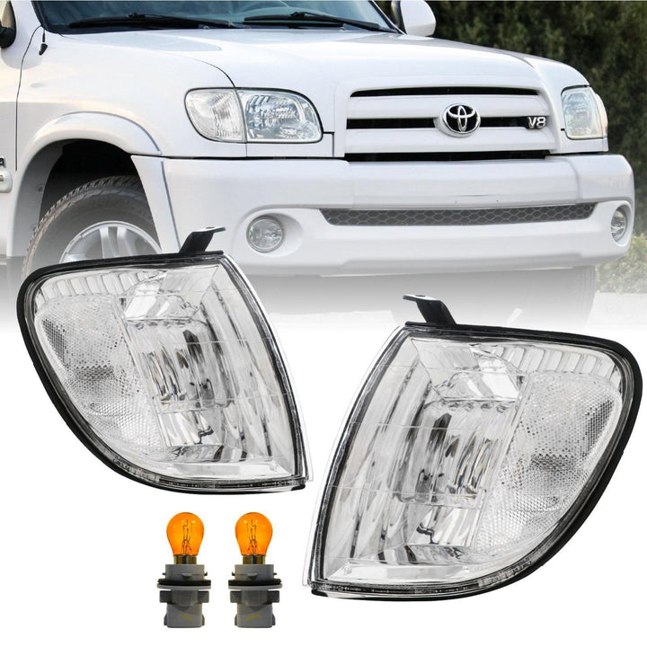 2000 - 2004 Toyota Tundra Single or Extended Cab Pickup Truck Clear Corner Lights