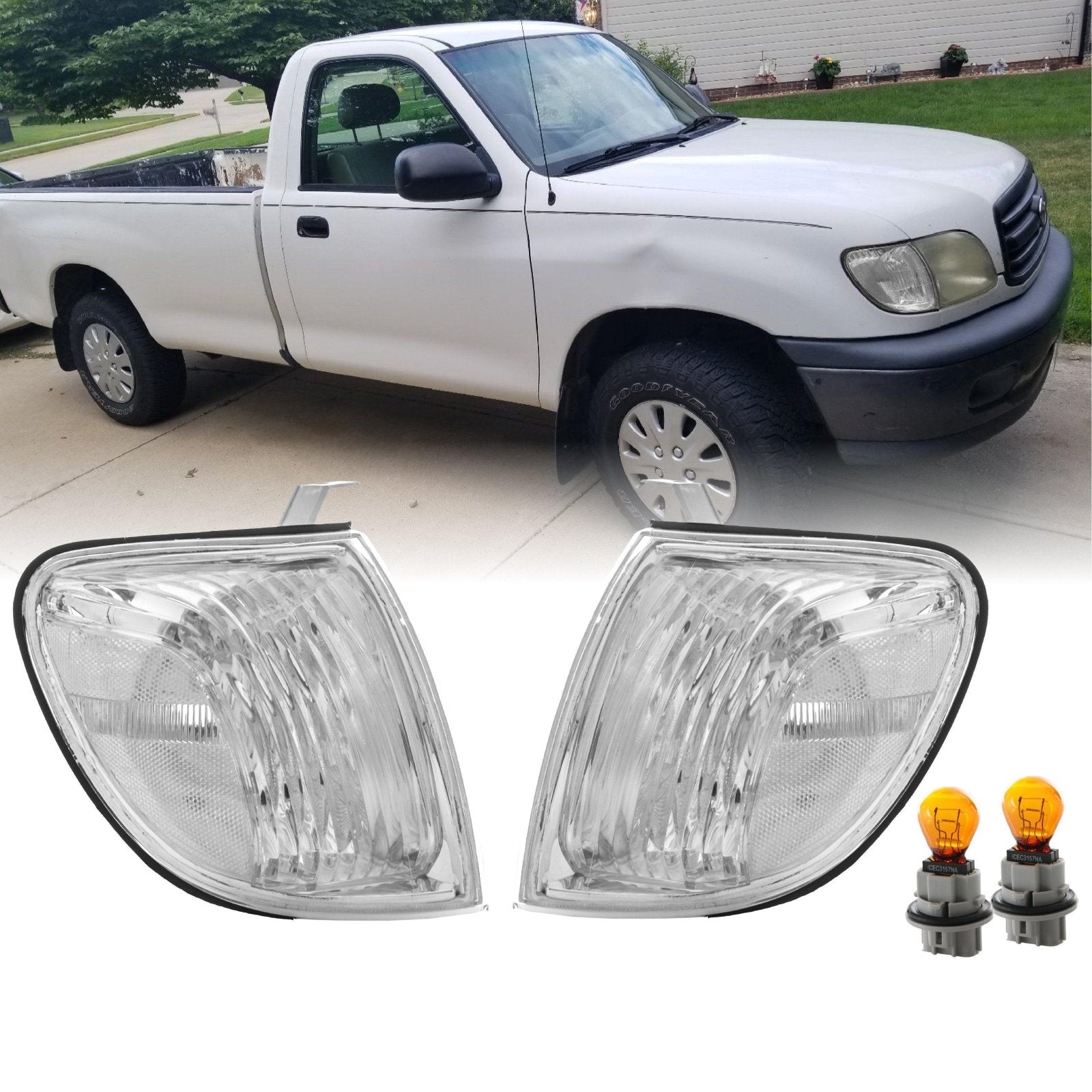 2005-2006 Toyota Tundra Double Cab & Crew Cab Clear Lens Corner