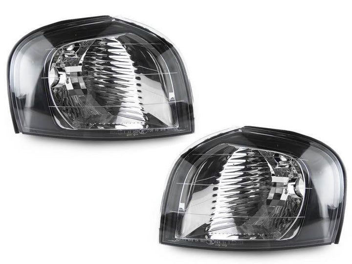 1992 - 2006 Volvo S80 Black Housing Clear Corner Lights
