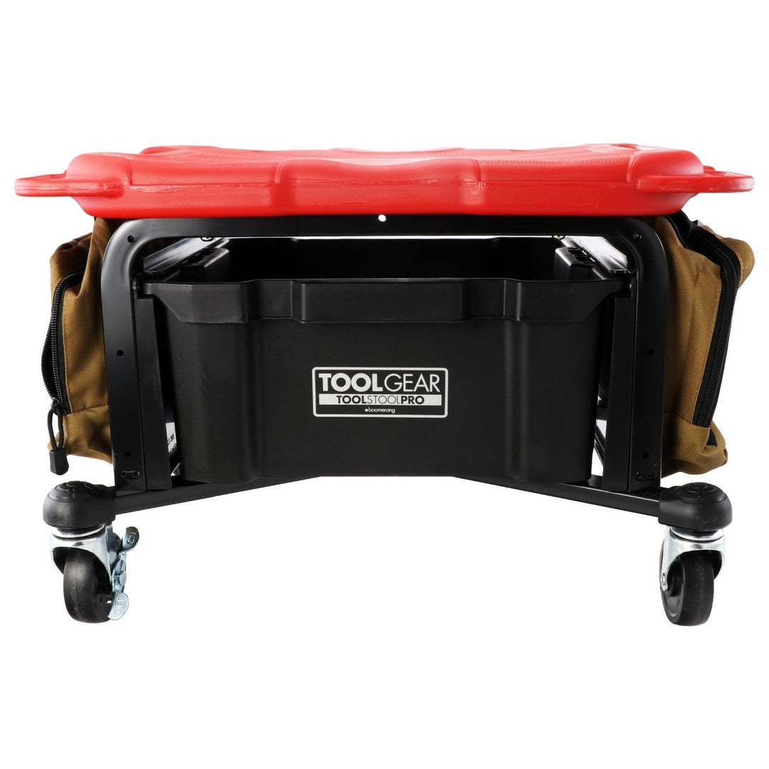 Heavy - Duty Rolling Tool Box Creeper Seat Workbench