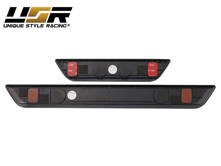 2017 - 2022 Tesla Model 3 Matte Black 4PC Magnetic Controlled White LED Door Sill