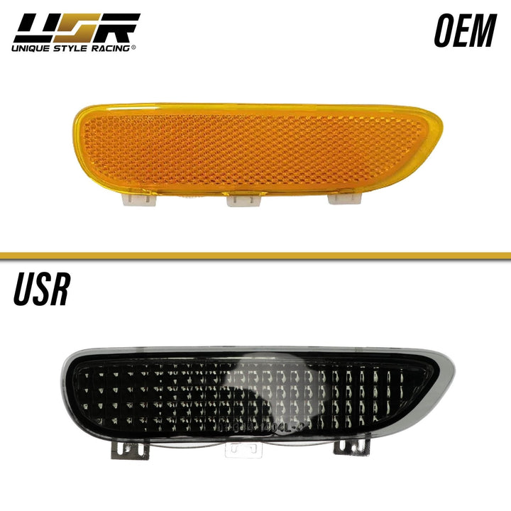 2000 - 2003 BMW E46 3 Series 2 Door Coupe/Cabrio & 2001 - 2006 M3 Clear or Smoke Front and/or Rear Bumper Reflector Side Marker Light