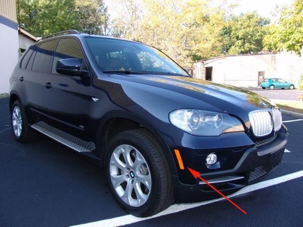 2007-2010 BMW X5 E70 DEPO Clear or Smoke Front Bumper Reflector Light