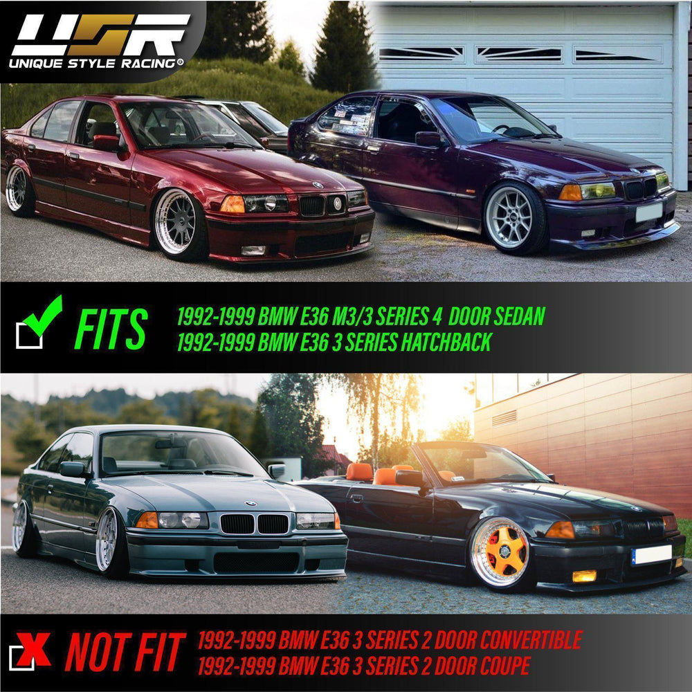 1992-1999 BMW E36 3 Series 3D / 4D Sedan DEPO Euro Clear or Smoke Corner Lights