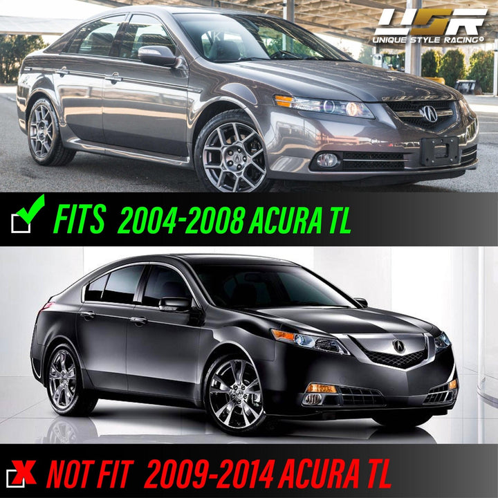 2004 - 2008 Acura TL Clear Headlight Diffusers For Corner Reflector