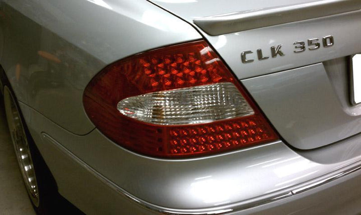 2003-2009 Mercedes CLK Class W209 OEM Facelift Style Red/Clear or Red/Smoke or All Smoked LED Rear Tail Light - Made by DEPO