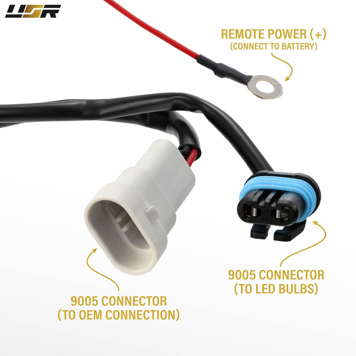 Acura & Honda 9005 6000K White LED DRL Upgrade Kit With Decoder Module