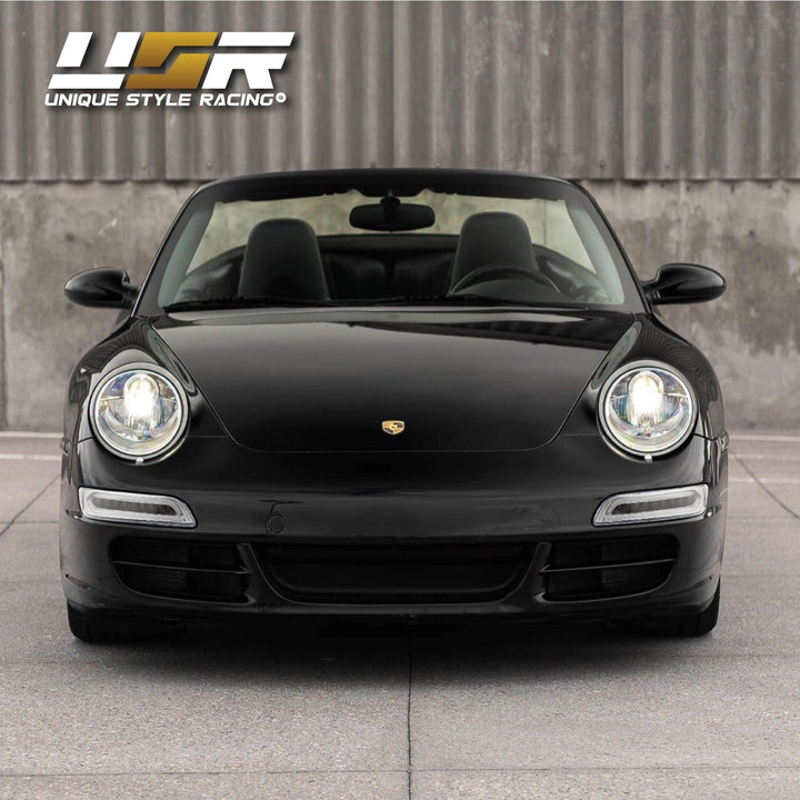 2005 - 2008 Porsche 911 Carrera 997.1 Chassis 991 Turbo S Style Light Bar LED Front Bumper Signal Light
