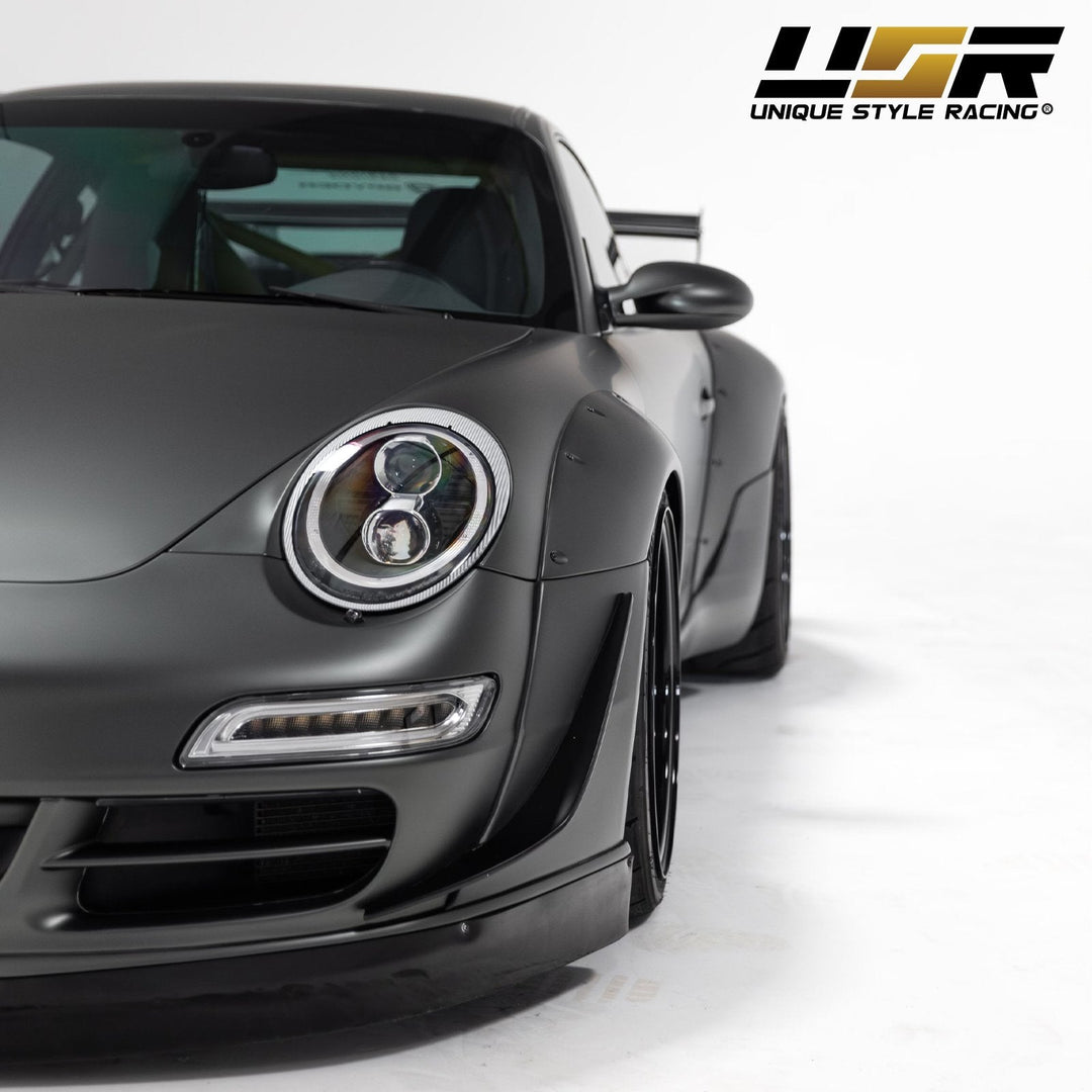 2005 - 2008 Porsche 911 Carrera 997.1 Chassis 991 Turbo S Style Light Bar LED Front Bumper Signal Light