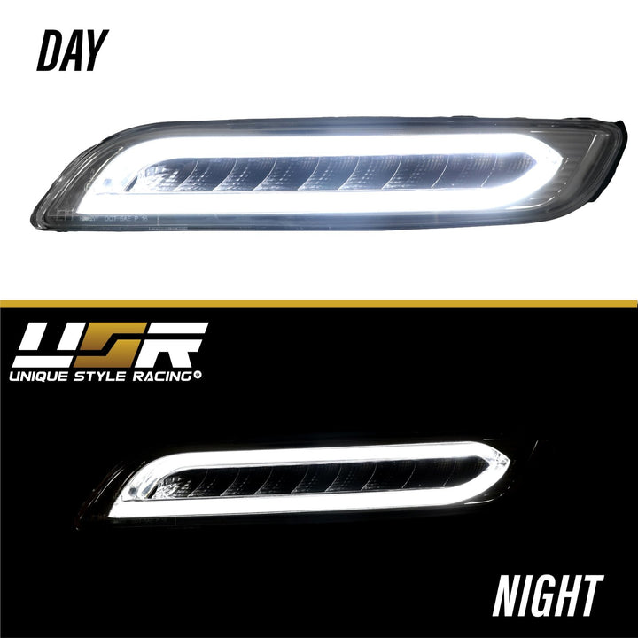 2005 - 2008 Porsche 911 Carrera 997.1 Chassis 991 Turbo S Style Light Bar LED Front Bumper Signal Light