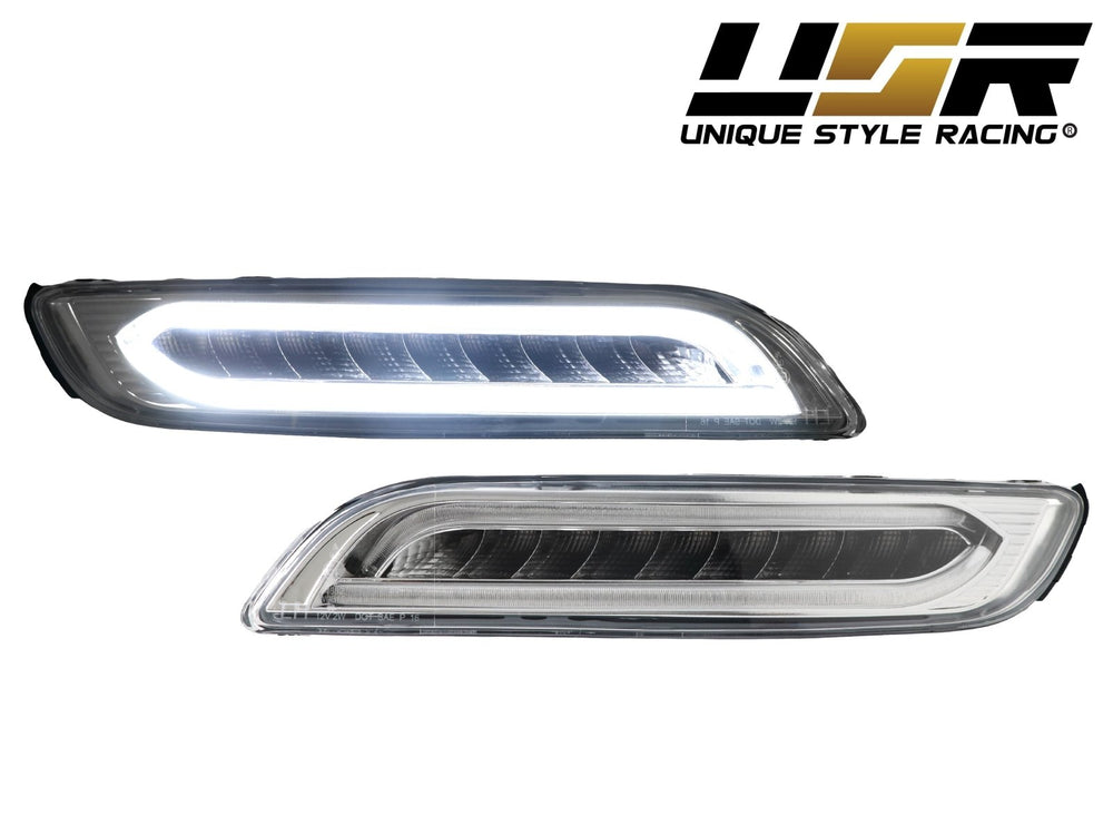 2005 - 2008 Porsche 911 Carrera 997.1 Chassis 991 Turbo S Style Light Bar LED Front Bumper Signal Light