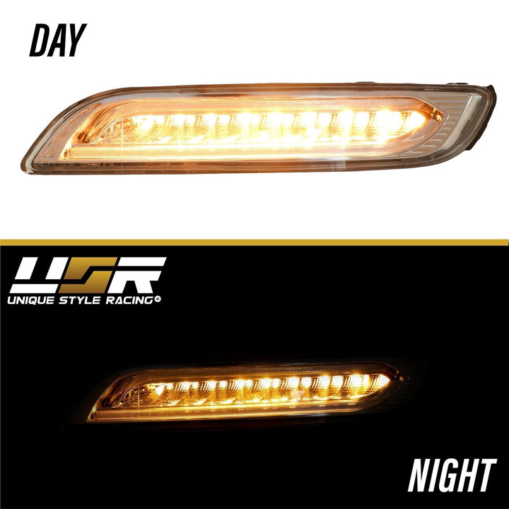 2005 - 2008 Porsche 911 Carrera 997.1 Chassis 991 Turbo S Style Light Bar LED Front Bumper Signal Light