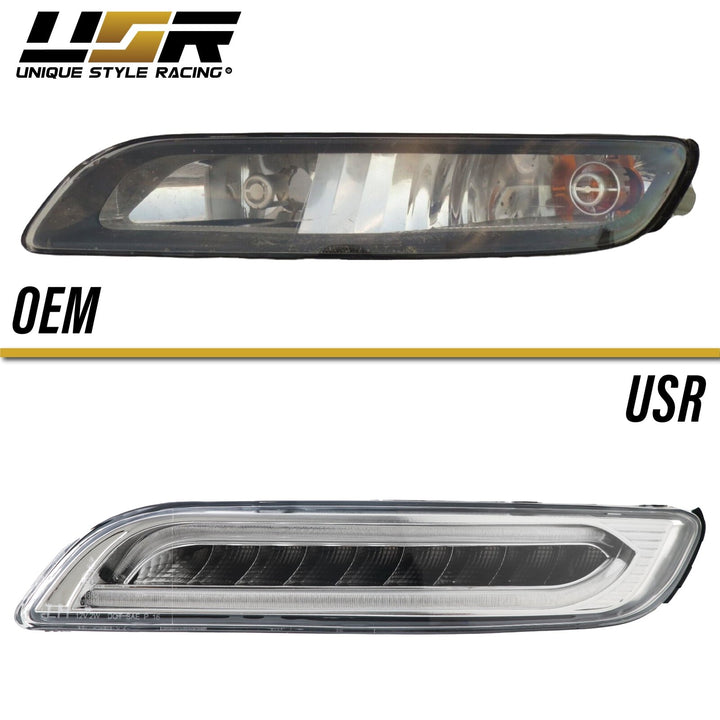 2005 - 2008 Porsche 911 Carrera 997.1 Chassis 991 Turbo S Style Light Bar LED Front Bumper Signal Light