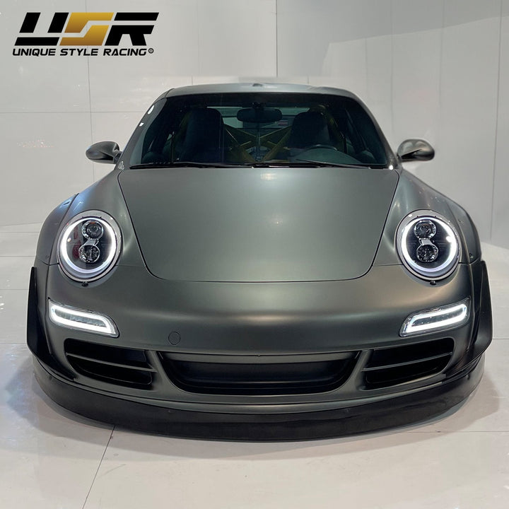 2005 - 2008 Porsche 911 Carrera 997.1 Chassis 991 Turbo S Style Light Bar LED Front Bumper Signal Light