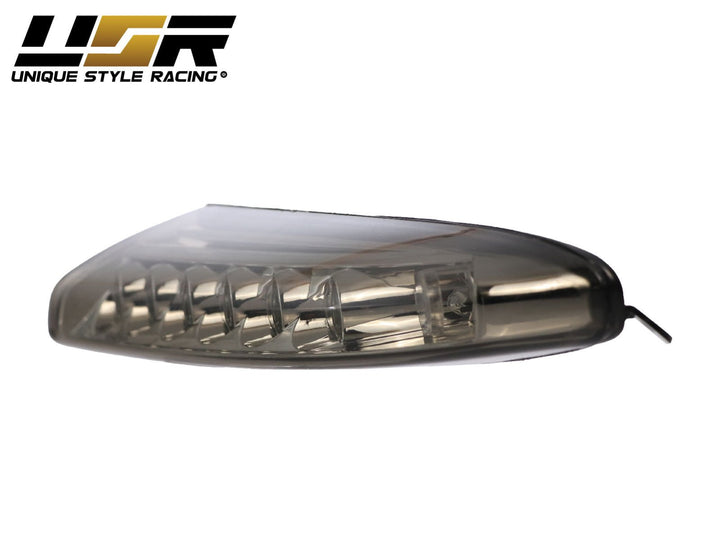 2007 - 2012 Porsche 911 Turbo/GT2 997 Chassis Clear or Smoke Front LED DRL + Turn Signal Bumper Light