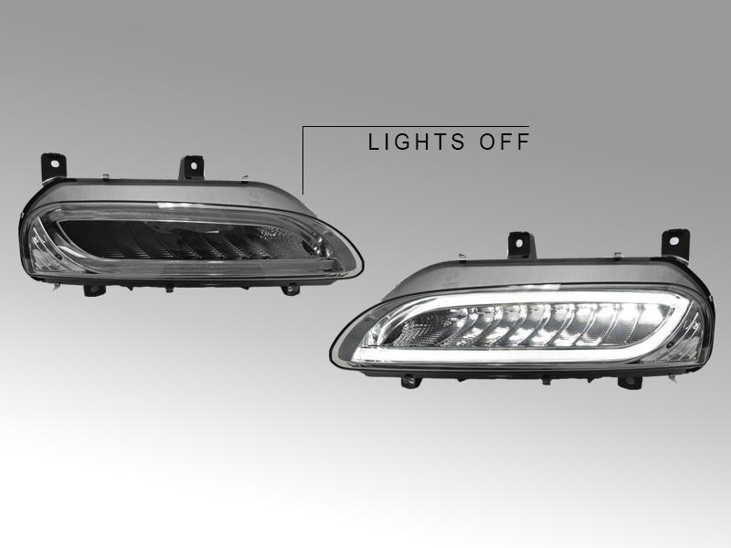 2009 - 2012 Porsche 911 Carrera 997.2 Chassis Panamera Light Bar Style LED Front Bumper Signal Light