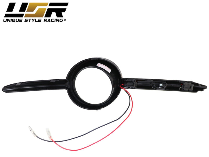 2006 - 2008 Porsche Cayman 987 LED 987.2 Facelift Style Front Bumper Daytime Running Lights Fog Bezel Trim