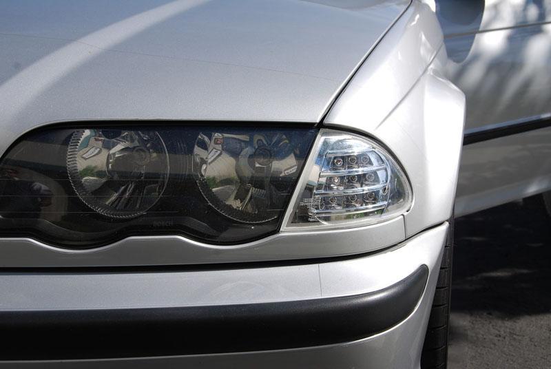 1999-2001 BMW 3 Series E46 4D / 5D Crystal Clear or Crystal Smoke Lens Amber LED Corner Signal Light - Made by DEPO