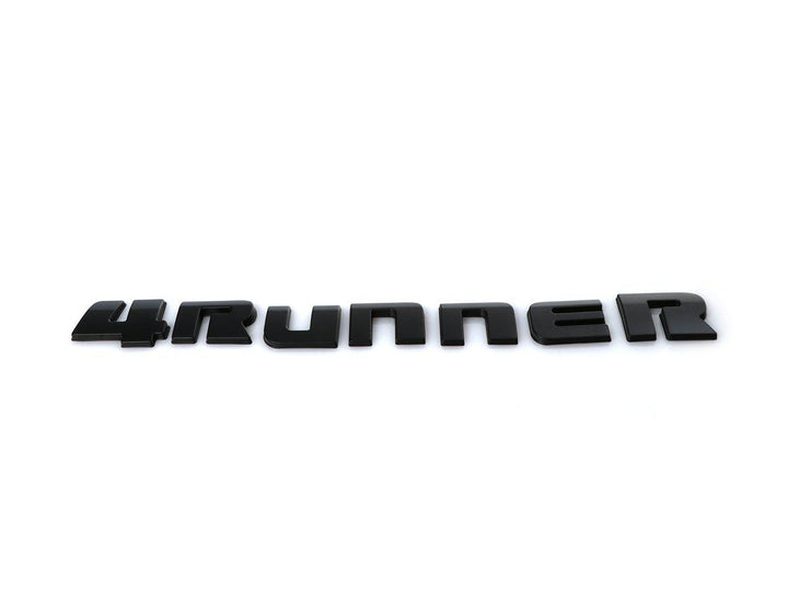 2014 - 2021 Toyota 4Runner BLACK OUT Emblem Badge Overlay For Front Grill, Rear Trunk and Trunk Lid Letter Set