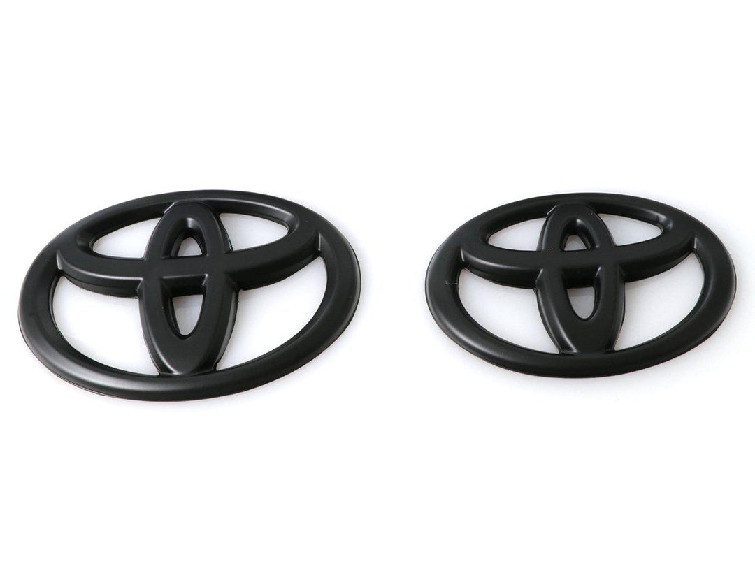 2014 - 2021 Toyota 4Runner BLACK OUT Emblem Badge Overlay For Front Grill, Rear Trunk and Trunk Lid Letter Set