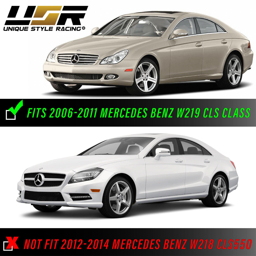 2006-2011 Mercedes CLS Class W219 Crystal Clear or Smoke Front Bumper Side Marker Light - Made by DEPO