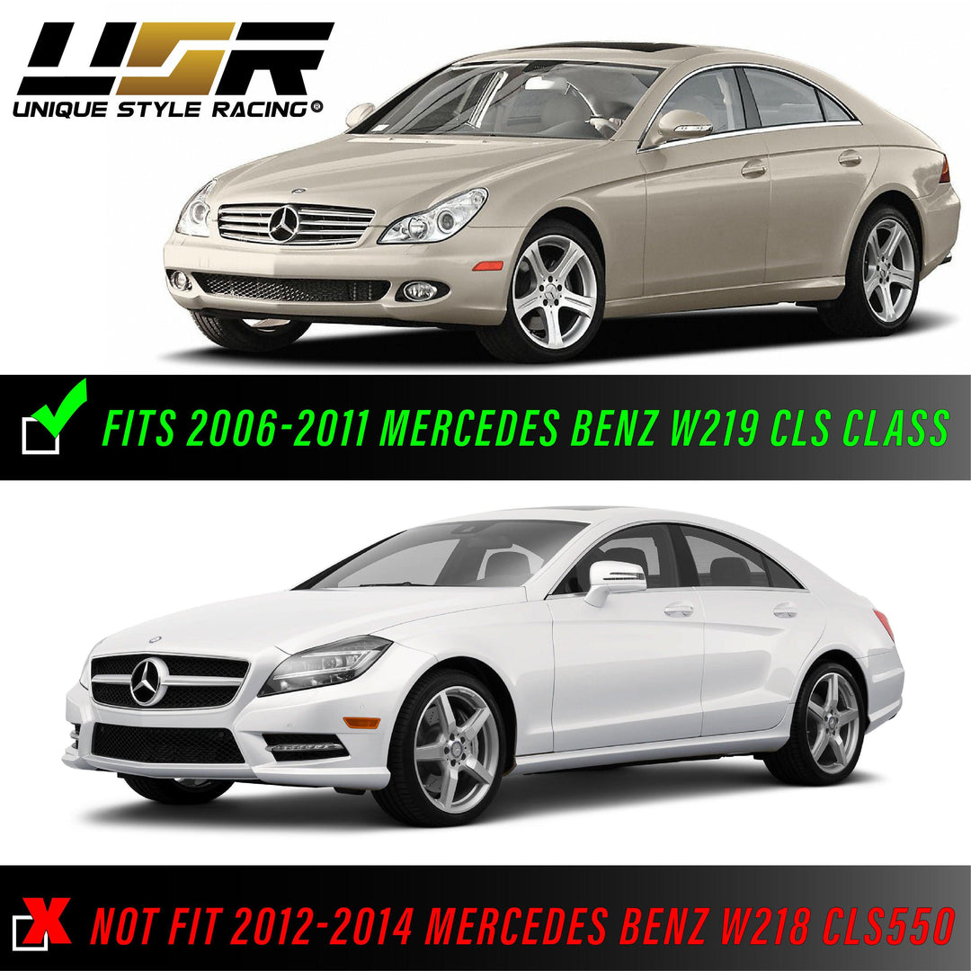 2006-2011 Mercedes CLS Class W219 Crystal Clear or Smoke Front Bumper Side Marker Light - Made by DEPO
