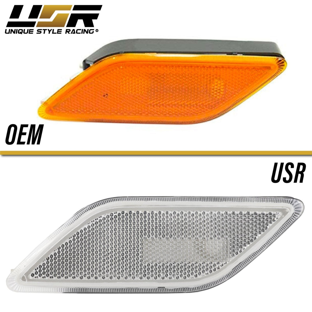 2010-2013 Mercedes E Class W212 4D / 5D DEPO Clear Front Bumper Side Marker Light