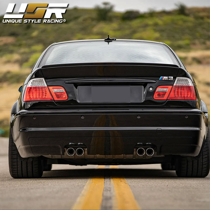 2004-2006 BMW E46 3 Series 2D Coupe Red/Clear OR Red/Smoke LED Tail Light - Made by DEPO
