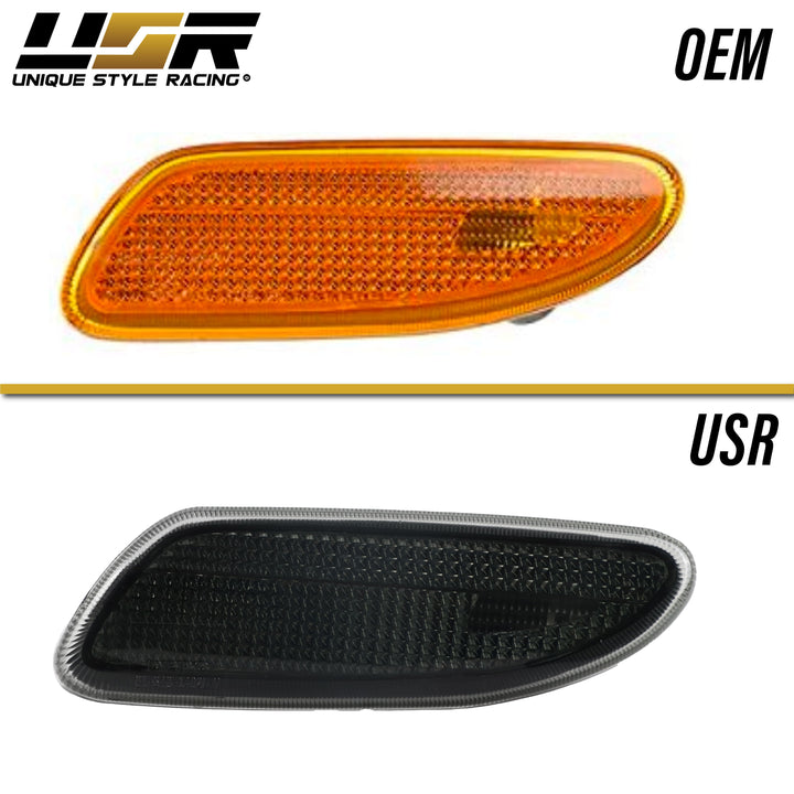 2001-2007 Mercedes C Class W203 DEPO Clear or Smoke Front Bumper Side Marker Light