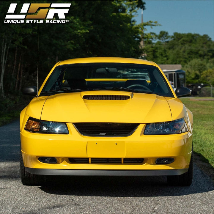 1999 - 2004 Ford Mustang SN95 Front Bumper Black Housing LED Projector Fog Lights