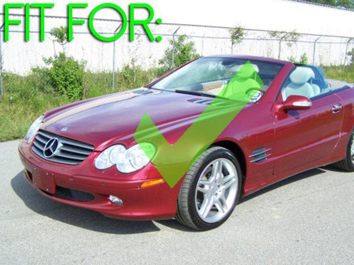 2003 - 2006 Mercedes SL Class R230 Without Sport Pkg. Crystal OEM Replacement Fog Light