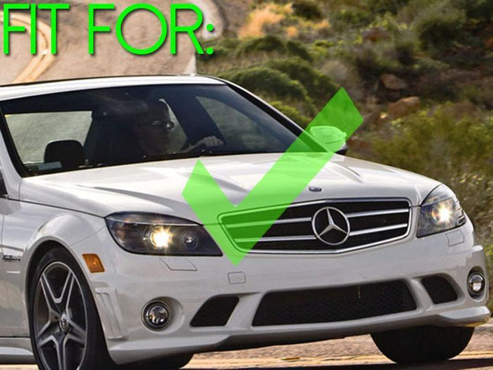 2008 - 2010 Mercedes C Class W204 W/ Sport Package & 2008 - 2011 AMG C63 Yellow Lens Fog Light