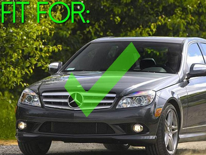 2008 - 2010 Mercedes C Class W204 W/ Sport Package & 2008 - 2011 AMG C63 Yellow Lens Fog Light