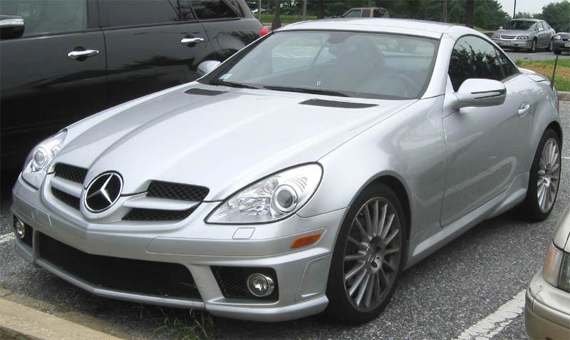 2009 - 2011 Mercedes SLK Class R171 With Sport Package & AMG SLK55 OEM Replacement Yellow Lens Fog Light