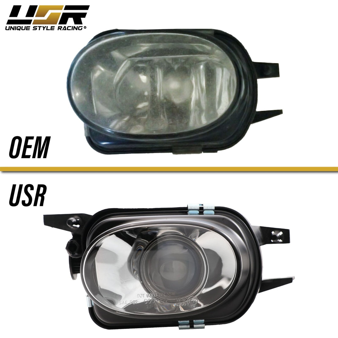 2003 - 2006 Mercedes E Class W211 AMG E55 Glass Lens Projector Fog Light Set
