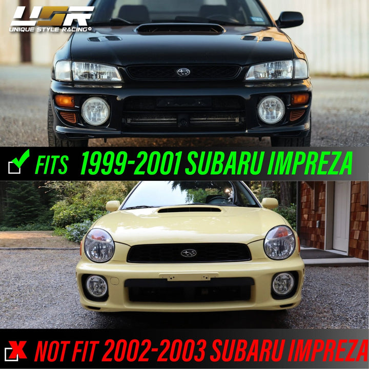 1992 1993 1994 1995 1996 1997 1998 1999 2000 2001 Subaru Impreza 2.5 RS / WRX JDM Style Yellow Glass Fog Lights
#lens-color_clear-lens