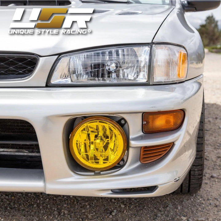 1992 - 2001 Subaru Impreza 2.5 RS / WRX JDM Style Yellow Glass Fog Lights