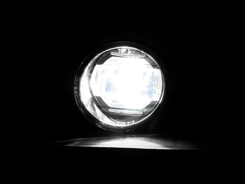 2010 - 2020 Toyota 4Runner Black 2in1 Projector CREE LED Fog Light Assembly + DRL