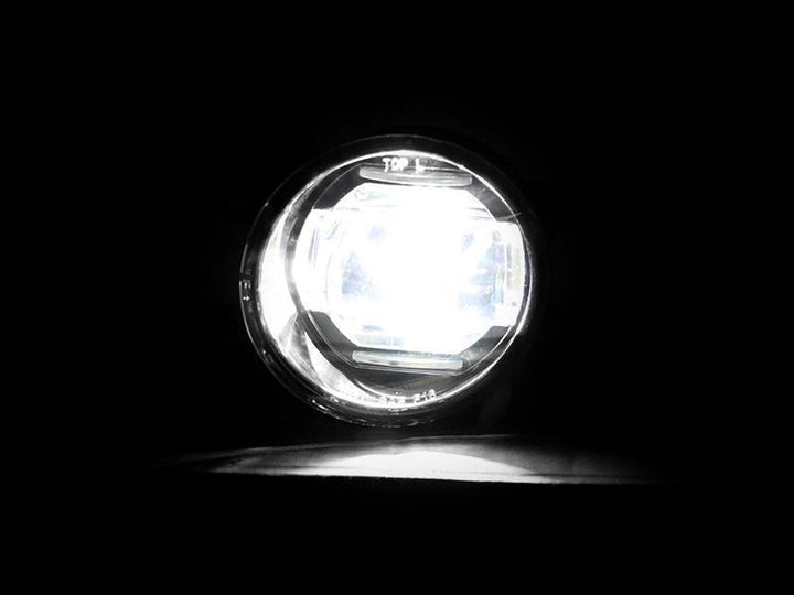 2010 - 2020 Toyota 4Runner Black 2in1 Projector CREE LED Fog Light Assembly + DRL