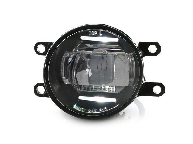 2010 - 2020 Toyota 4Runner Black 2in1 Projector CREE LED Fog Light Assembly + DRL