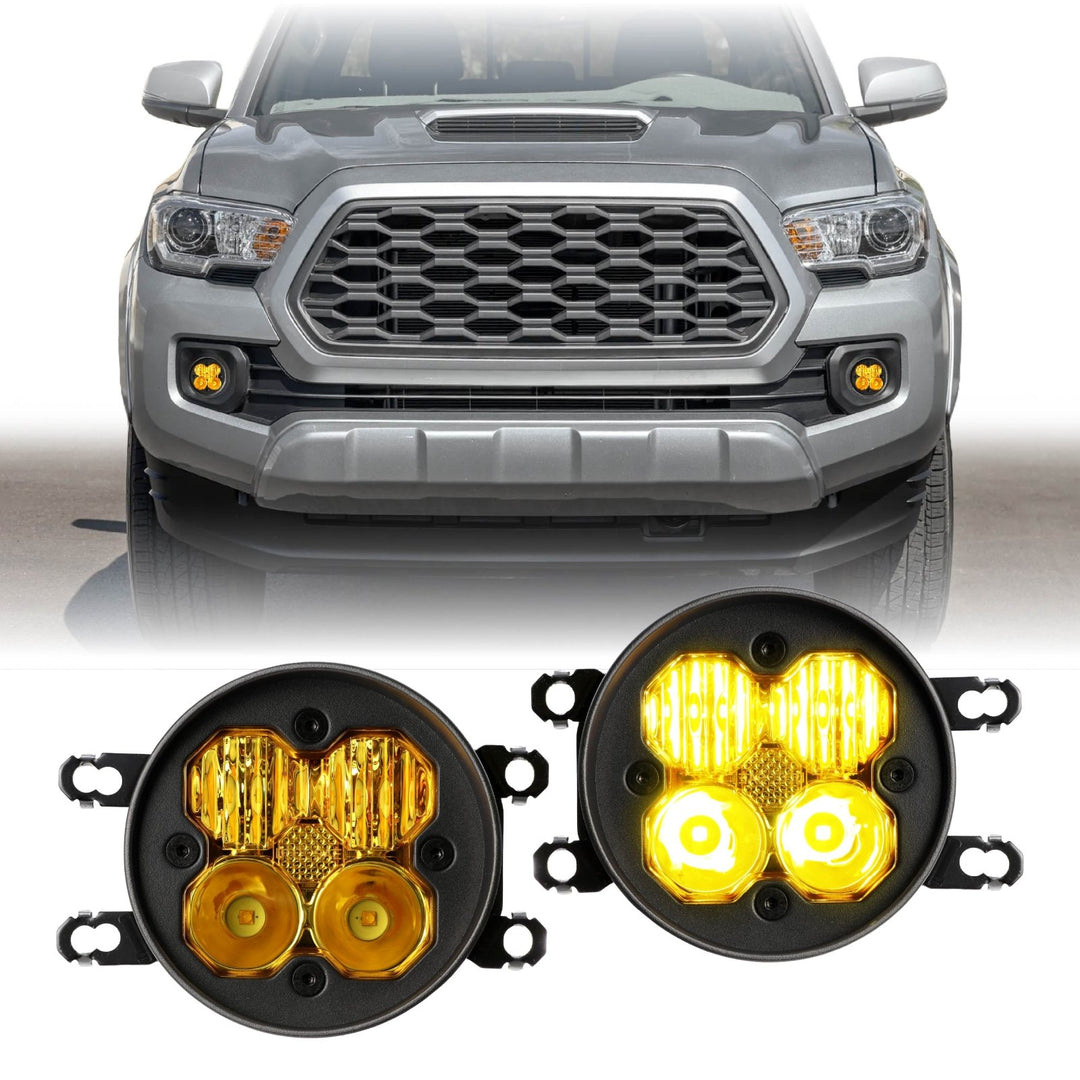 2012 2013 2014 2015 2016 2017 2018 2019 2020 2021 2022 2023 Toyota Tacoma 2014 2015 2016 2017 2018 2019 2020 2021 Toyota Tundra / 2011 2010 2012 2013 2014 2015 2016 2017 2018 2019 2020 2021 2022 2023 2024 Toyota 4Runner Baja Style Yellow Lens LED Fog Lights

#lighting-features_fog-and-spot-light