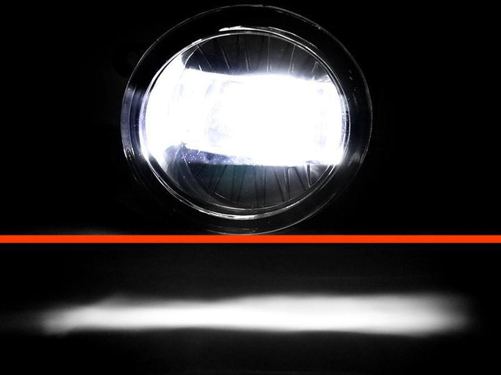 2016 - 2019 Toyota Tacoma / 2014 - 2018 Toyota Tundra Black Housing Plug & Play Projector CREE LED Fog Light Assembly