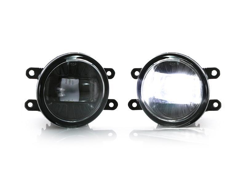2016 - 2019 Toyota Tacoma / 2014 - 2018 Toyota Tundra Black Housing Plug & Play Projector CREE LED Fog Light Assembly