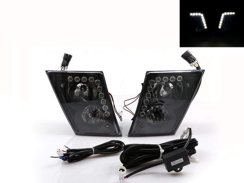2003 - 2017 Volvo VN / VNL Series 630 670 780 730 Truck x20 DRL LED Strip Left + Right Replacement Fog Lights Set