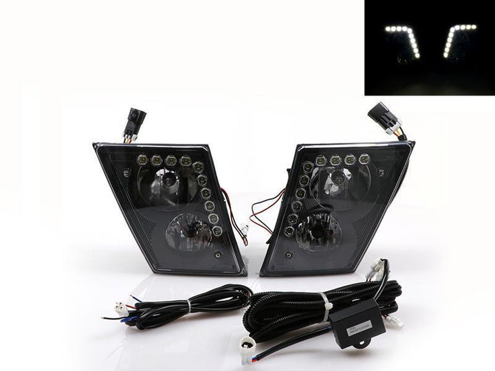 2003 - 2017 Volvo VN / VNL Series 630 670 780 730 Truck x20 DRL LED Strip Left + Right Replacement Fog Lights Set