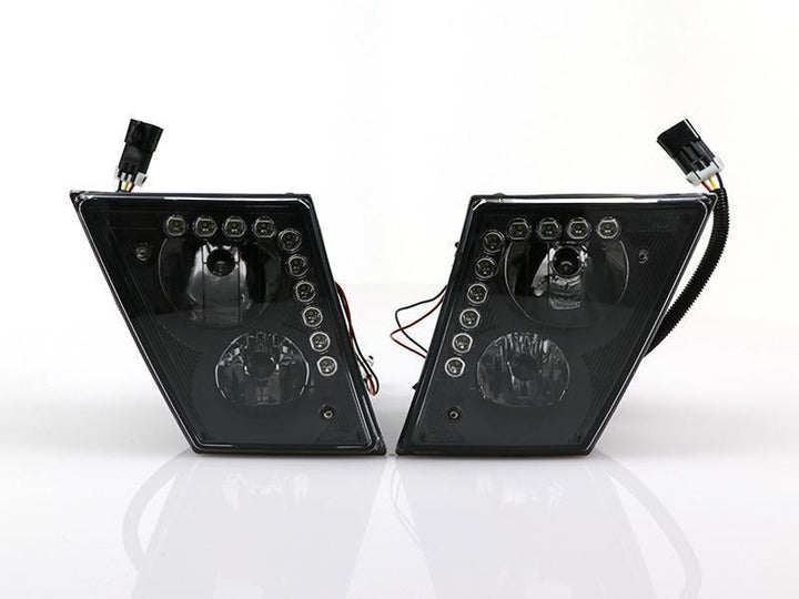2003 - 2017 Volvo VN / VNL Series 630 670 780 730 Truck x20 DRL LED Strip Left + Right Replacement Fog Lights Set