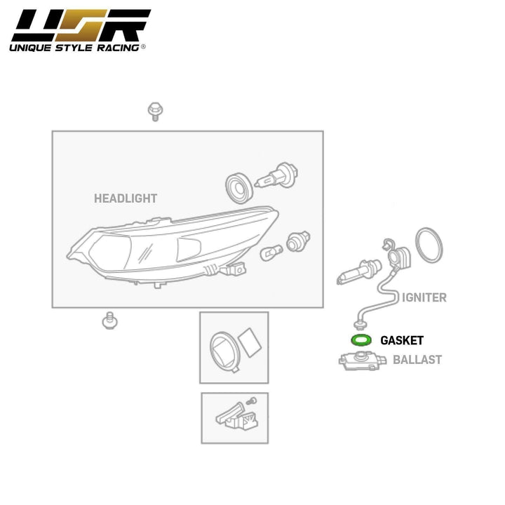 Gasket Replacement For 2012 - 2017 Honda Odyssey & 2009 - 2014 Acura TL /2010 - 2014 TSX