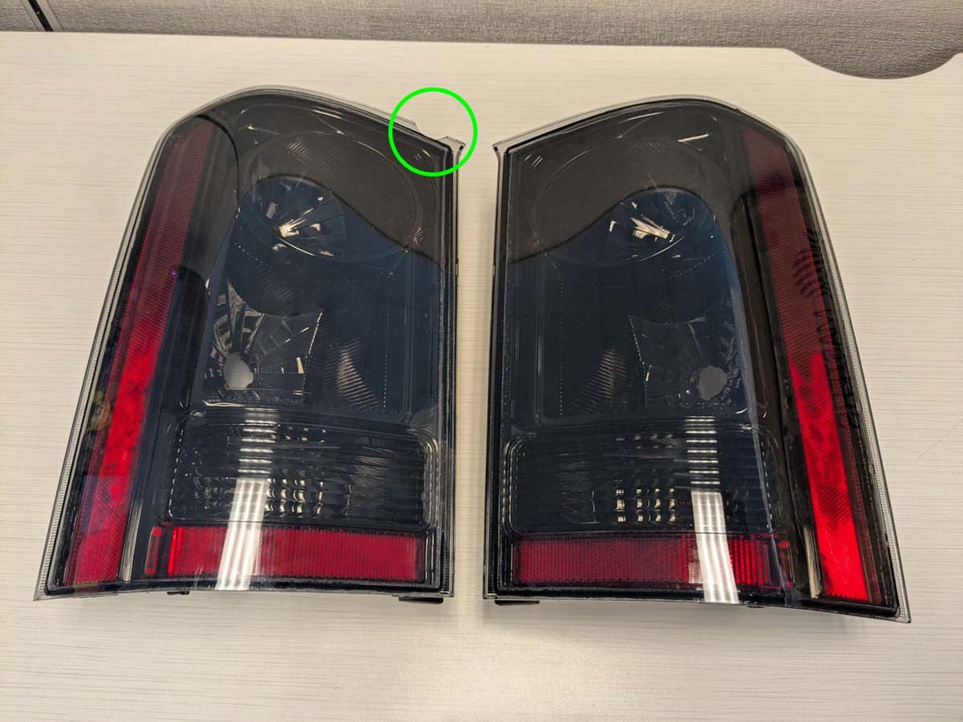 OPEN BOX 2009 - 2015 Honda Pilot Light Smoke Lens Black Chrome Housing Tail Light