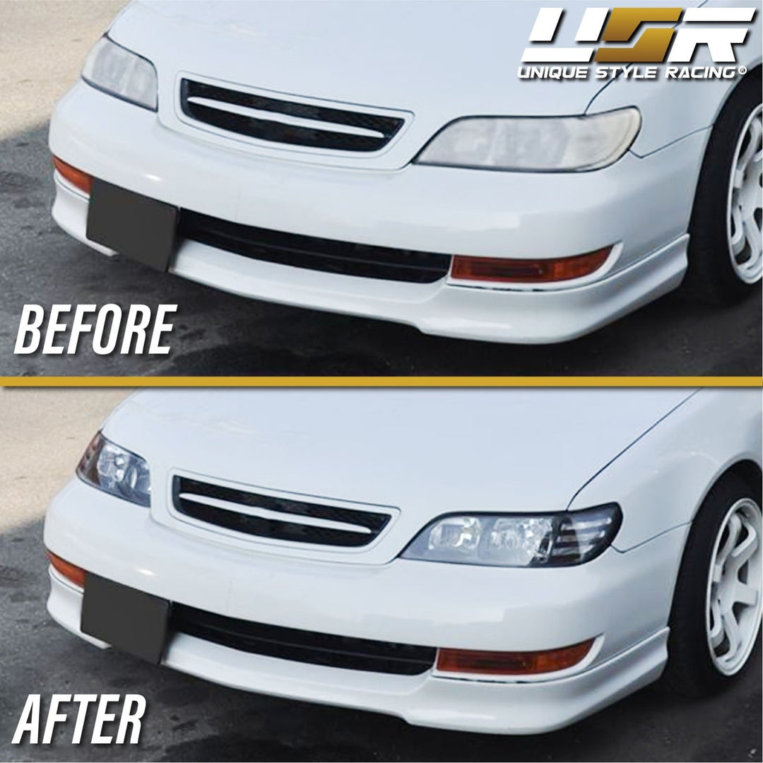 1997 - 1992 Acura CL JDM Black Housing Headlight W/ Clear Corner Light
